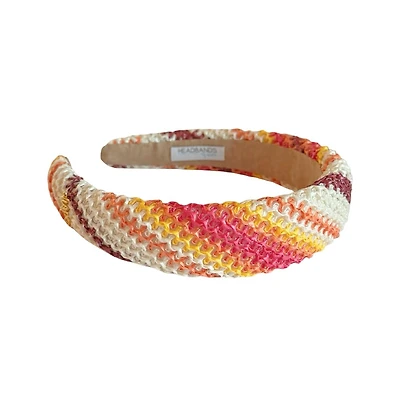 Headbands of Hope Women's Classic Padded Woven Raffia Headband