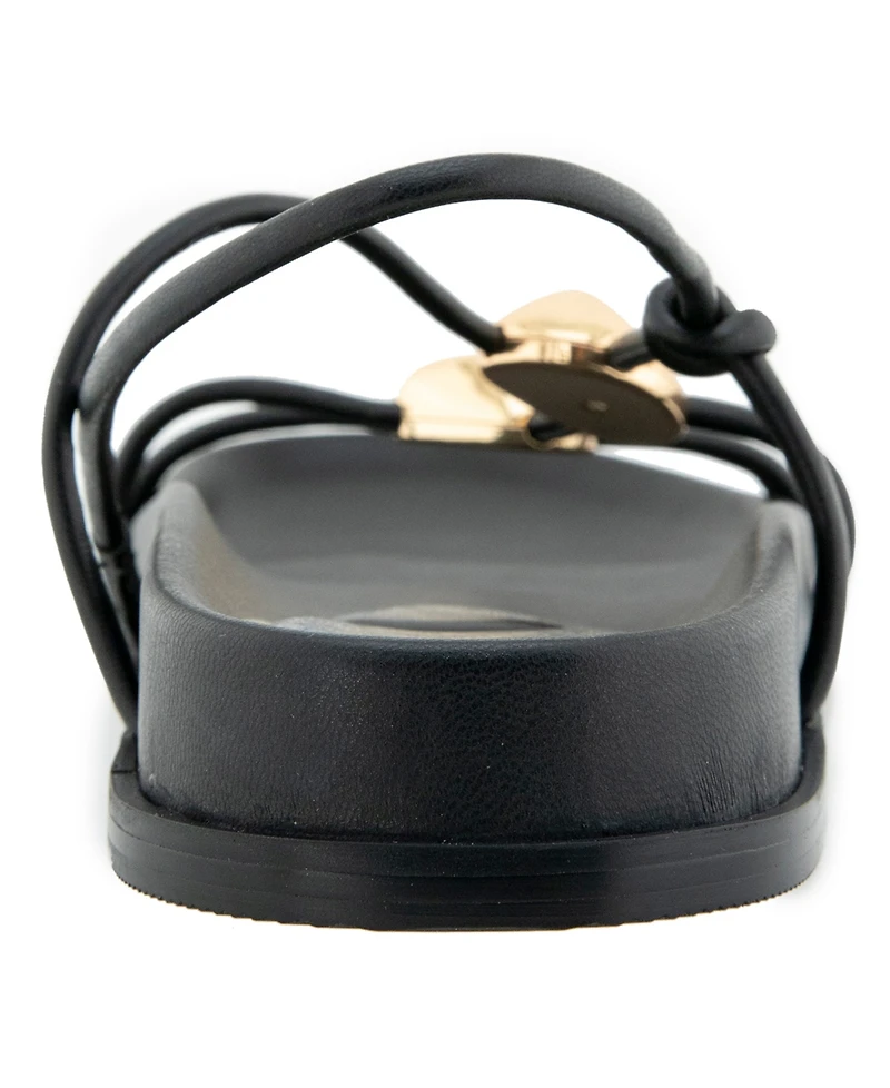 Kenneth Cole New York Women's Vera Round Toe Flat Sandals