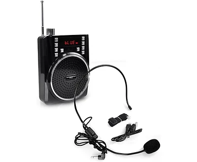 Pyle PWMA40BT Waist Band Portable Pa System - Voice Amplifier, MP3 Bluetooth Speaker