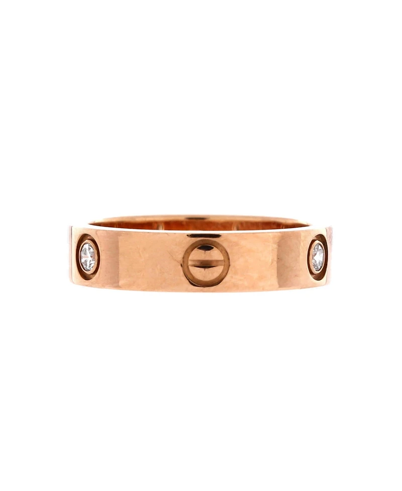 Pre-Owned Cartier Love 3 Diamonds Band Ring