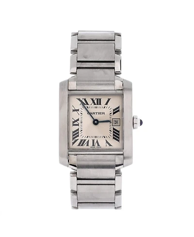 Pre-Owned Cartier Tank Francaise Quartz Watch in Stainless Steel 25mm