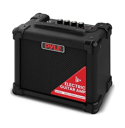 Pyle Portable Electronic Guitar Amplifier with Hd Speaker