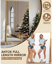 Antok Full Length Mirror 76"x34" Oversized Floor Mirror