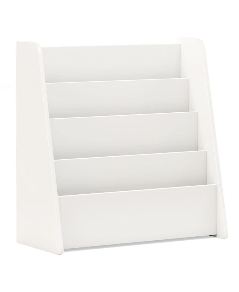 Gouun 4-Tier Kids Bookshelf with Deep Compartments for Bedroom
