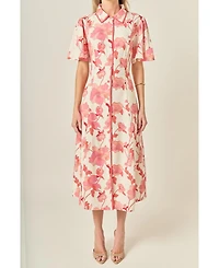 English Factory Women's A-Line Mini Shirt Dress