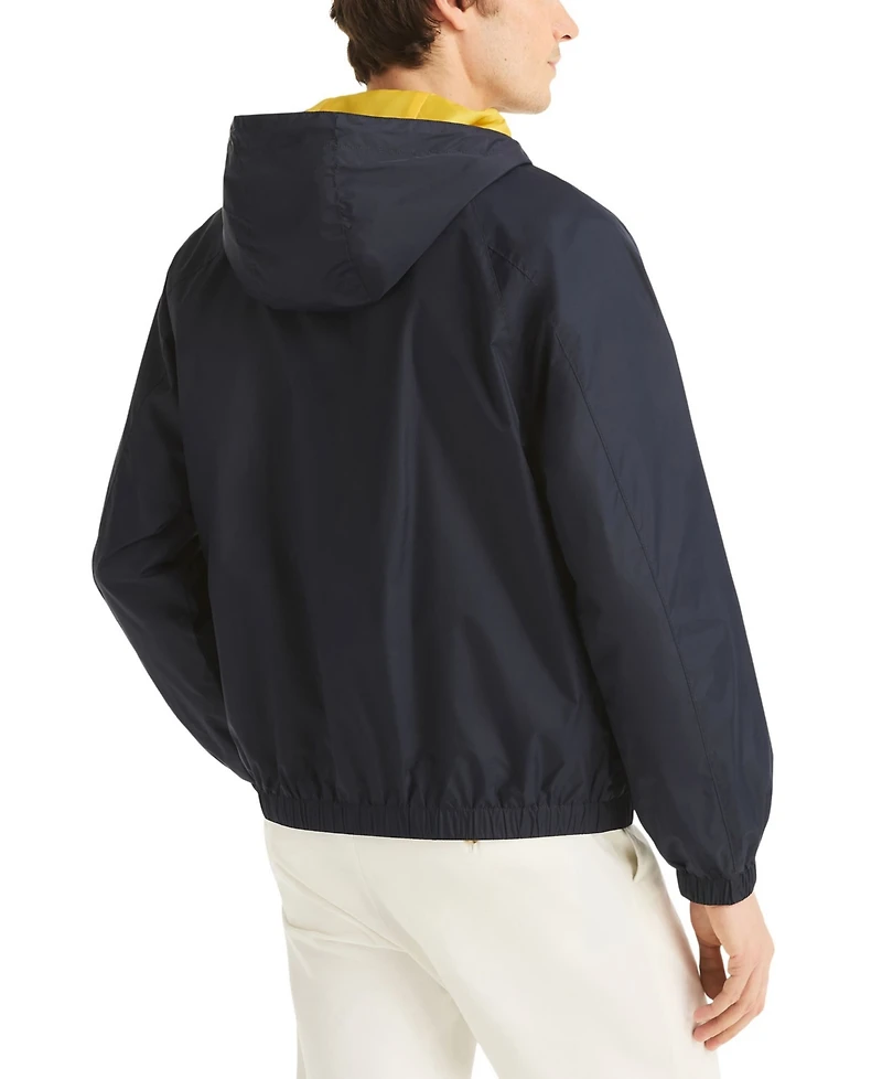 Nautica Men's Crest Logo Nylon Jacket