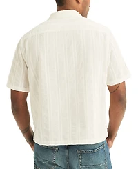 Nautica Men's Short-Sleeve Camp Collar Shirt