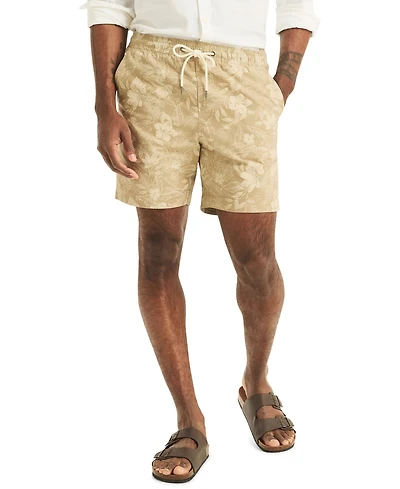 Nautica Men's 7" Printed Pull-On Shorts