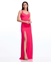 Dress the Population Women's Nettie Sleeveless A-Line Ball Gown