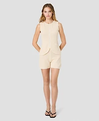 French Connection Women's Fitted Mid-Thigh Shorts