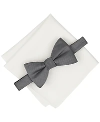 Alfani Men's Barton Plaid Bow Tie and Pocket Square, 2-Piece Set, Macy's Exclusive