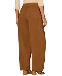 Democracy Petite Sky Rise Relaxed Straight Leg Joggers Pants