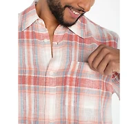Liverpool Los Angeles Men's Short-Sleeve Button-Up Shirt