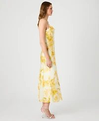 French Connection Women's Printed Cowl Neck Dress