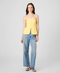 French Connection Women's Harry Suiting Strapless Top