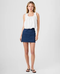 French Connection Women's Sleeveless Cotton Top