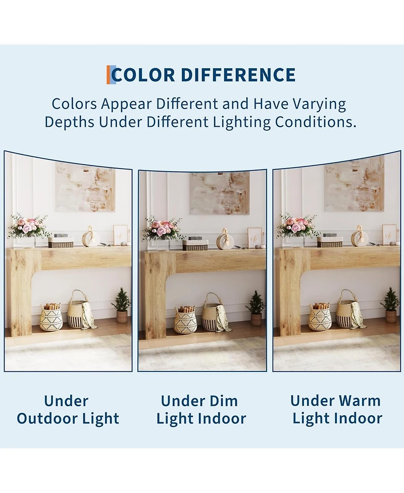 gaomon 63'' Slim Console Table for Entryway