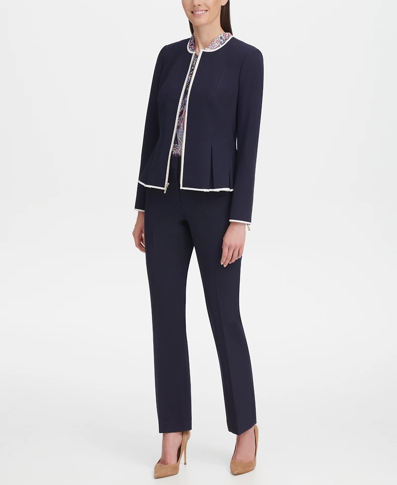 Tommy Hilfiger Women's Zip-Front Peplum Jacket