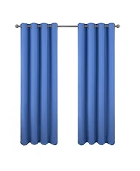 Rt Designers Collection Oakley Embossed Blackout Polyester Window Curtain Grommet Panel
