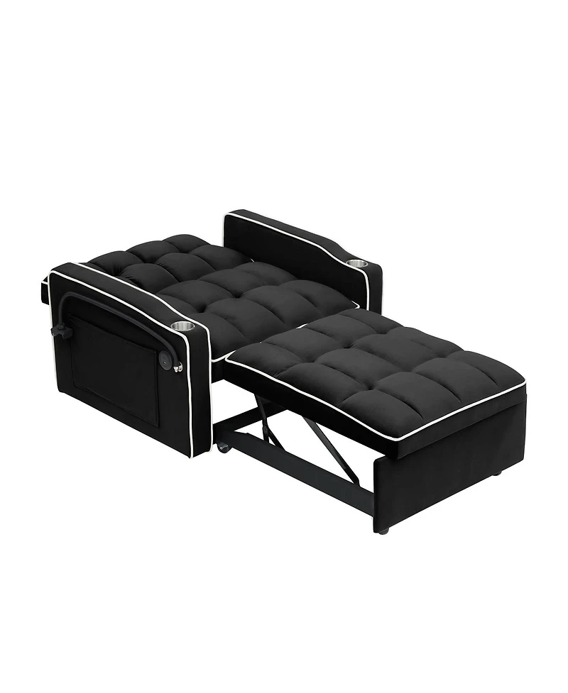 Streamdale Furniture Versatile Foldable Sofa Bed, 3 Lengths