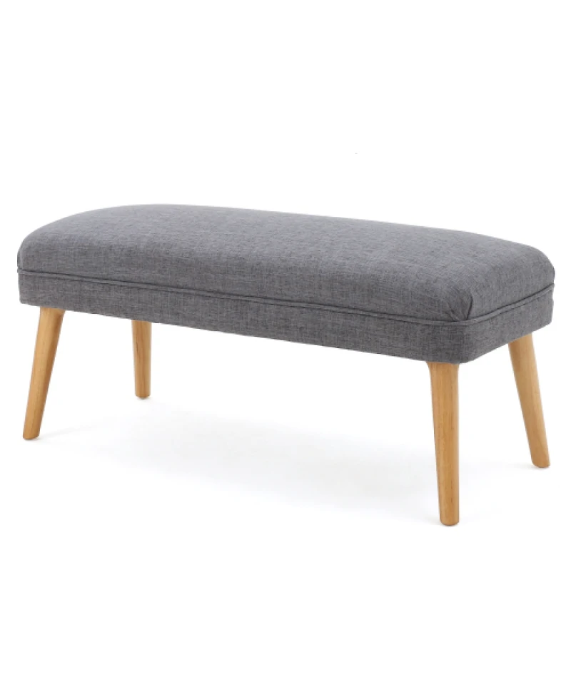 Streamdale Furniture38 inches Wide Linen Look Ottoman Bench Footstool