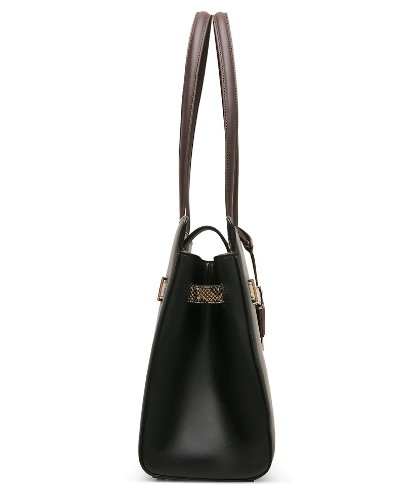 Anne Klein Extra-Large Belted Tote Handbag