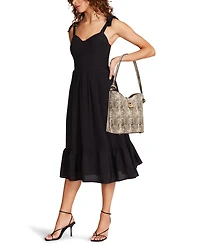 Anne Klein Mini Printed Bucket Handbag