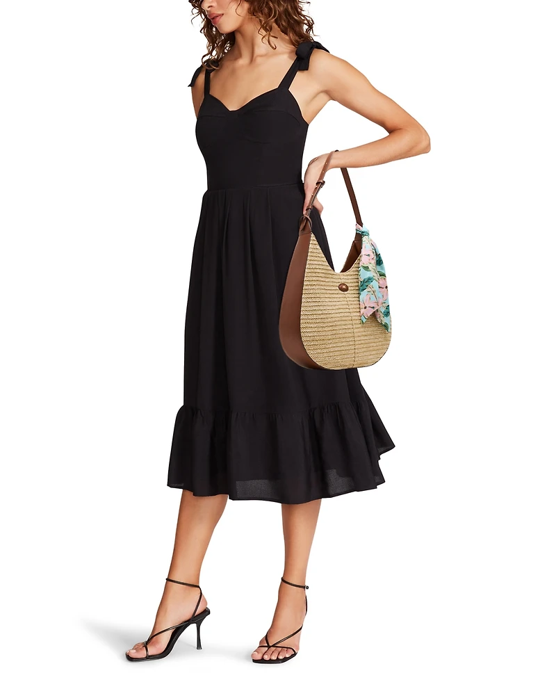 Anne Klein Large Straw Hobo Handbag