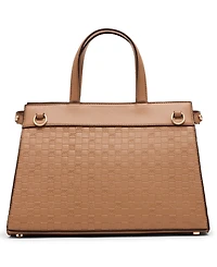 Anne Klein Medium Convertible Embossed Satchel Handbag