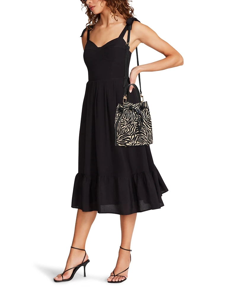 Anne Klein Mini Printed Bucket Handbag