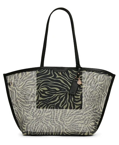 Anne Klein Medium Printed Mesh Tote Handbag