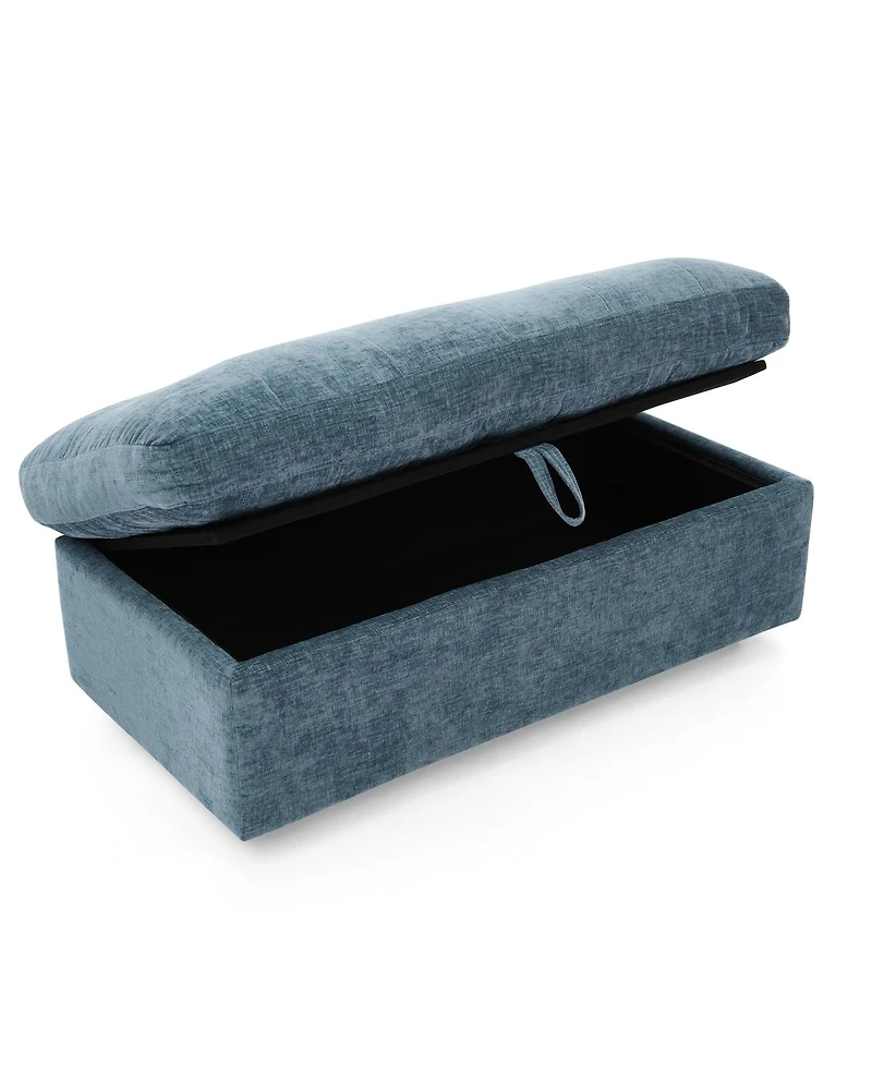 Streamdale Furniture Reclining Sofa w/Usb, Ottoman