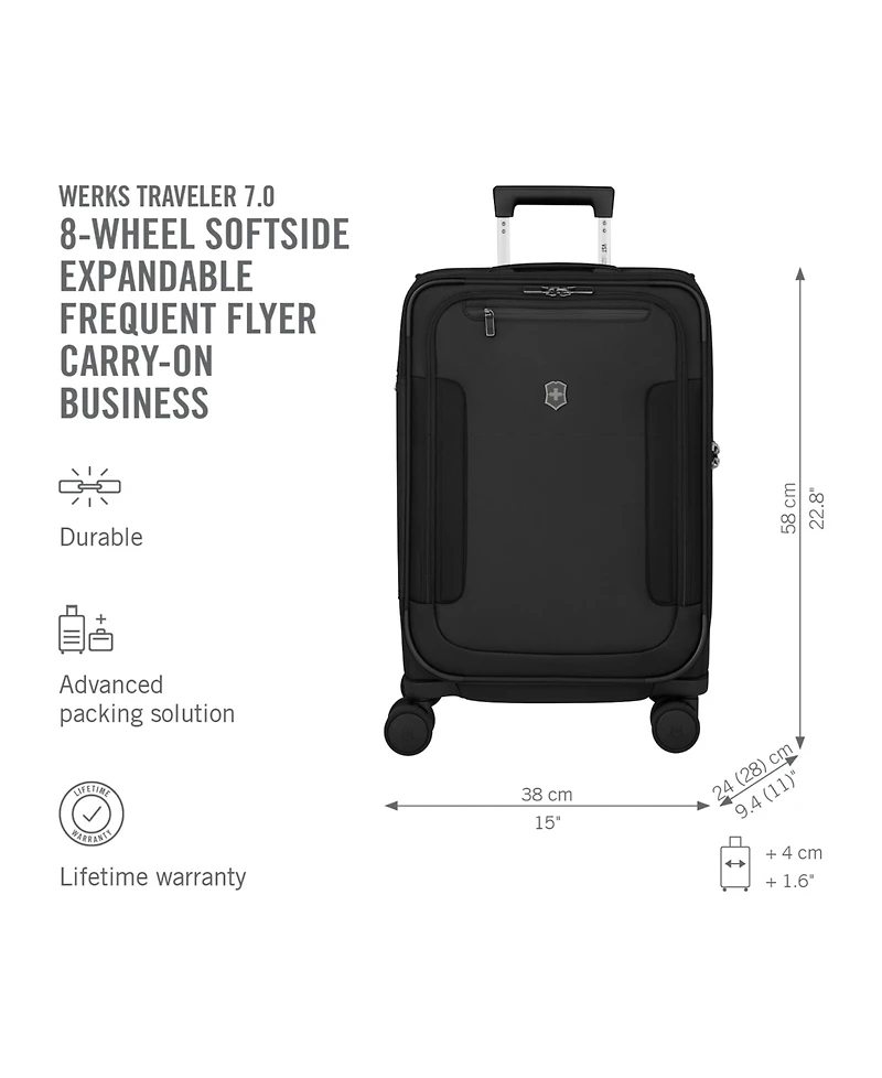 Victorinox Werks Traveler 7.0 Frequent Flyer Carry-On Business 22"