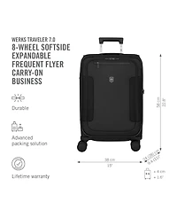 Victorinox Werks Traveler 7.0 Frequent Flyer Carry-On Business 22"