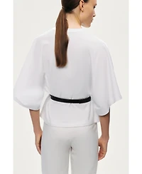 Nocturne Women's Belted Oversized T-Shirt