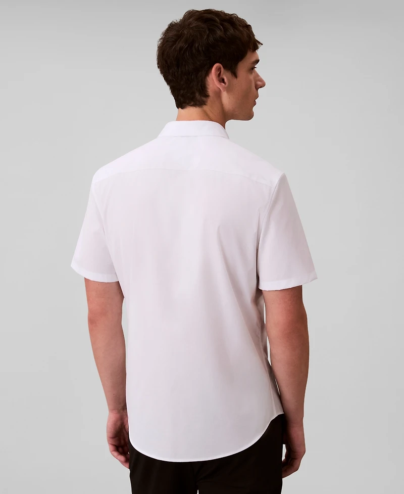 Calvin Klein Men's Solid Short-Sleeve Shirt