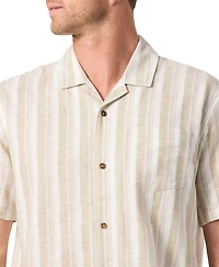 O'Neill Men's Dobby Stripe Short-Sleeve Shirt