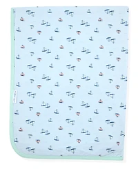 Max & Olivia Baby Reversible Novelty Printed Blanket