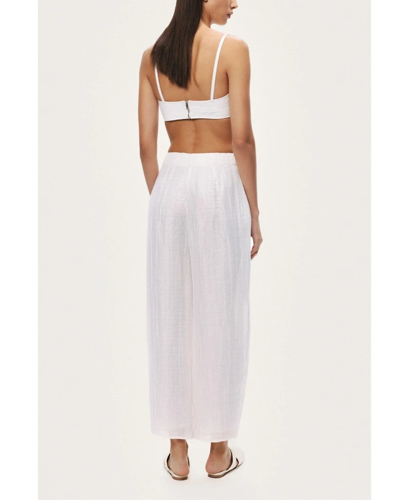 Nocturne Women's Relaxed Linen Pants