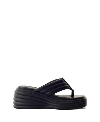 Therapy Australia Women's Flames Square Toe Wide Wedge Sandal
