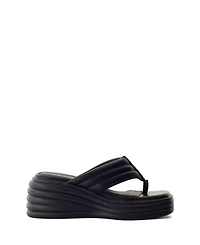 Therapy Australia Women's Flames Square Toe Wide Wedge Sandal