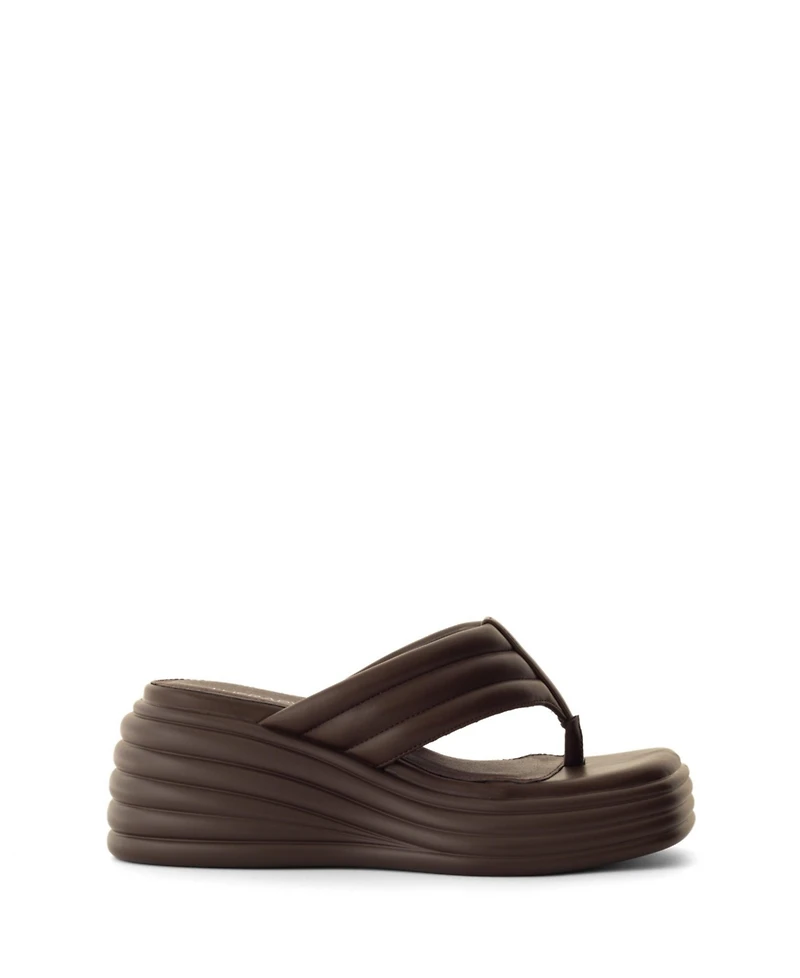 Therapy Australia Women's Flames Square Toe Wide Wedge Sandal