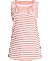 Lands' End Women's Tall Supima Cotton Tunic Tank Top