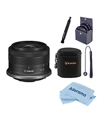 Canon Rf-s 10-18mm f/4.5-6.3 Is Stm Lens, Bundle with 49mm Digital Essentials Filter Kit, Lens Cap Tether, Pen Lens Cleaner and Cleaning Cloth