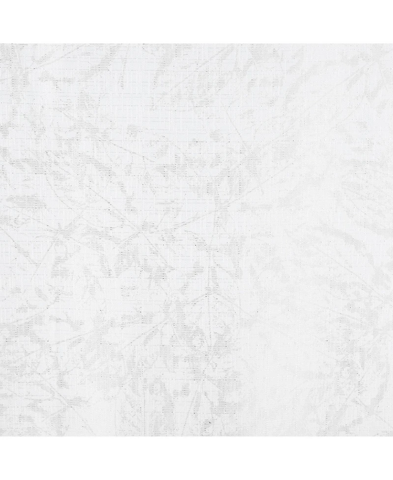 Rt Designers Collection Brighton Foil Jacquard Polyester Window Curtain Grommet Panel 52" x 84"
