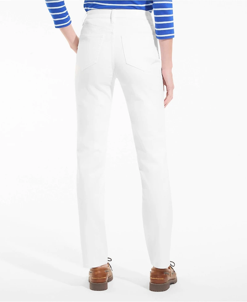 Lands' End Women's High Rise Straight Leg Jeans