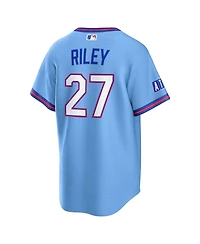 Nike Men's Austin Riley Powder Blue Atlanta Braves 2026 City Connect Stadium Jersey
