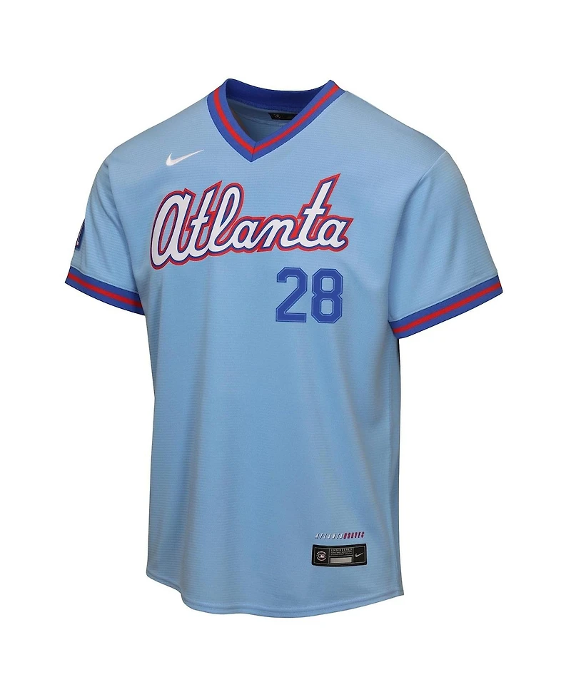 Nike Big Boys and Girls Matt Olson Light Blue Atlanta Braves 2026 City Connect Stadium Jersey