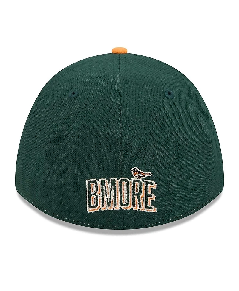 New Era Men's Cream/Orange Baltimore Orioles 2026 City Connect M-Crown 39THIRTY Flex Hat