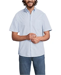 Lands' End Big & Tall Short Sleeve Seersucker Shirt